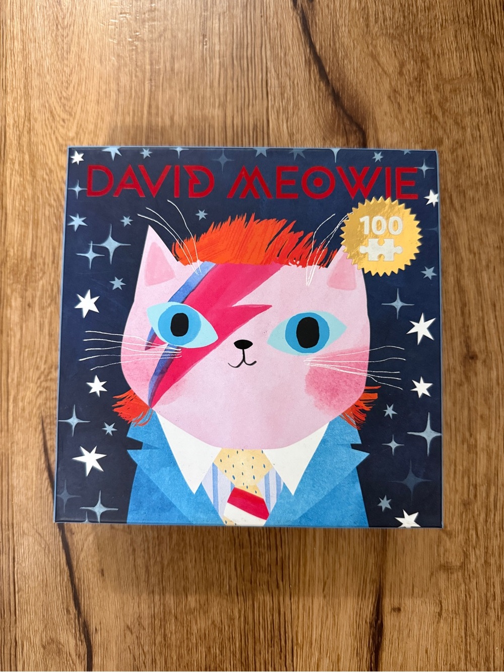 Mudpuppy David Meowie Music Cats 100 Piece Puzzle – Complete